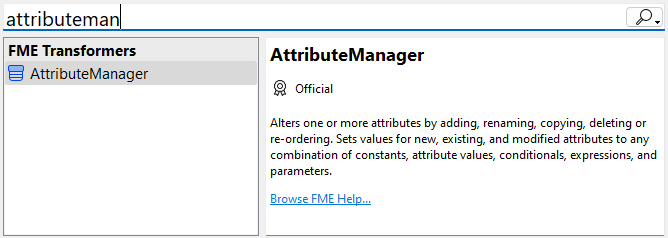 Adding an AttributeManager
